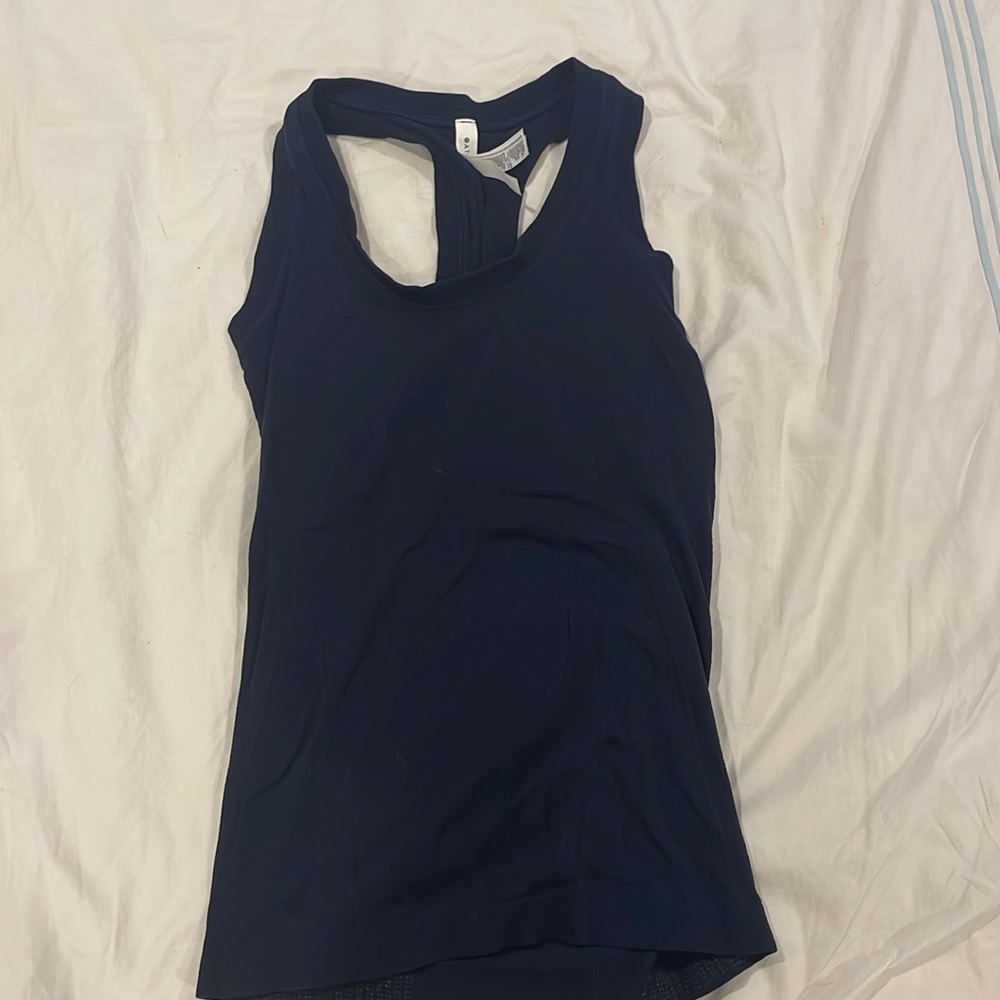 Athleta (women’s ) navy blue tank top.